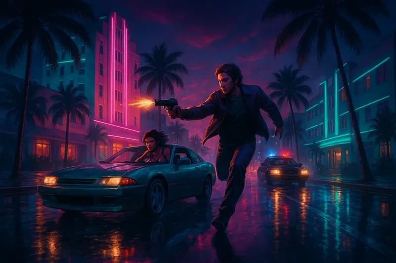 GTA 6 Extended Look játékmenet — Jason és Lucia a neonfényes Vice City utcáin