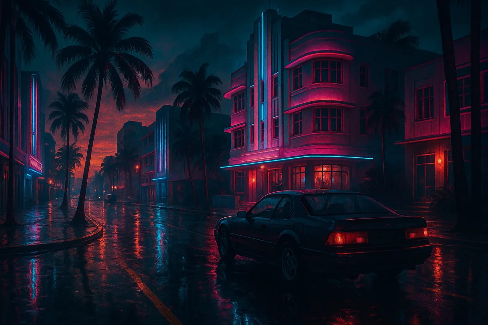 GTA 6 korai gameplay elemzés — Vice City utcakép koncepció