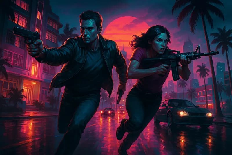 GTA 6 második trailer — Jason és Lucia akcióban Vice Cityben